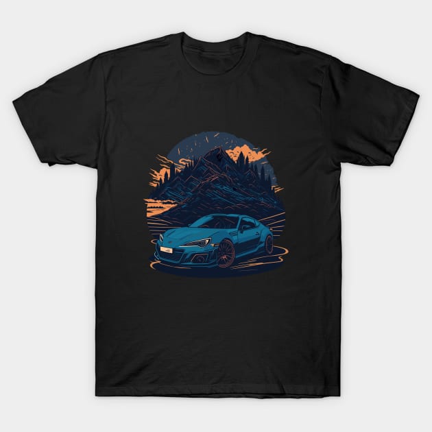 subaru Classic Car T-Shirt by Cruise Dresses